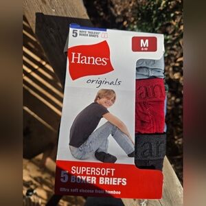 Hanes Supersoft Boxer Briefs - Red, Black, and Gray Blue And Green